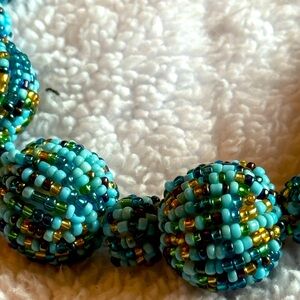 💎✨ New Italian Bauledoriente Beaded Multicolor Necklace 25” long